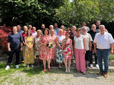 Das Team der Landkreis-SPD ab 2024